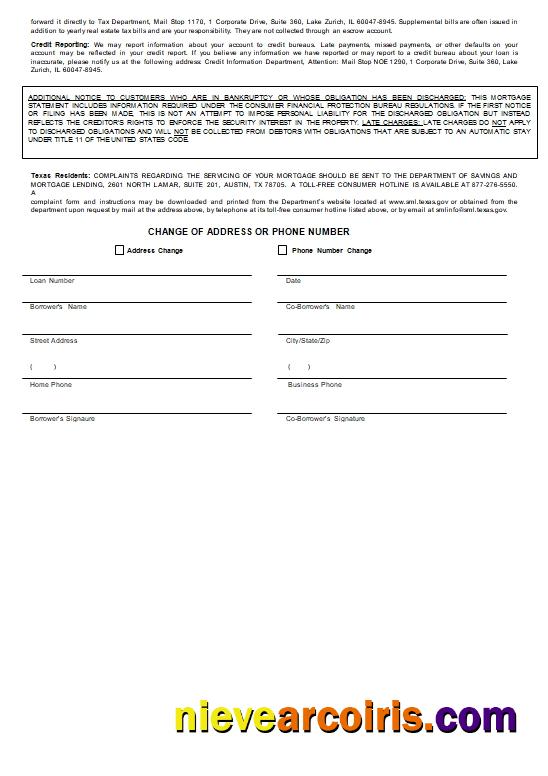 USA Dovenmuehle mortgage statement, 3 pages 3
